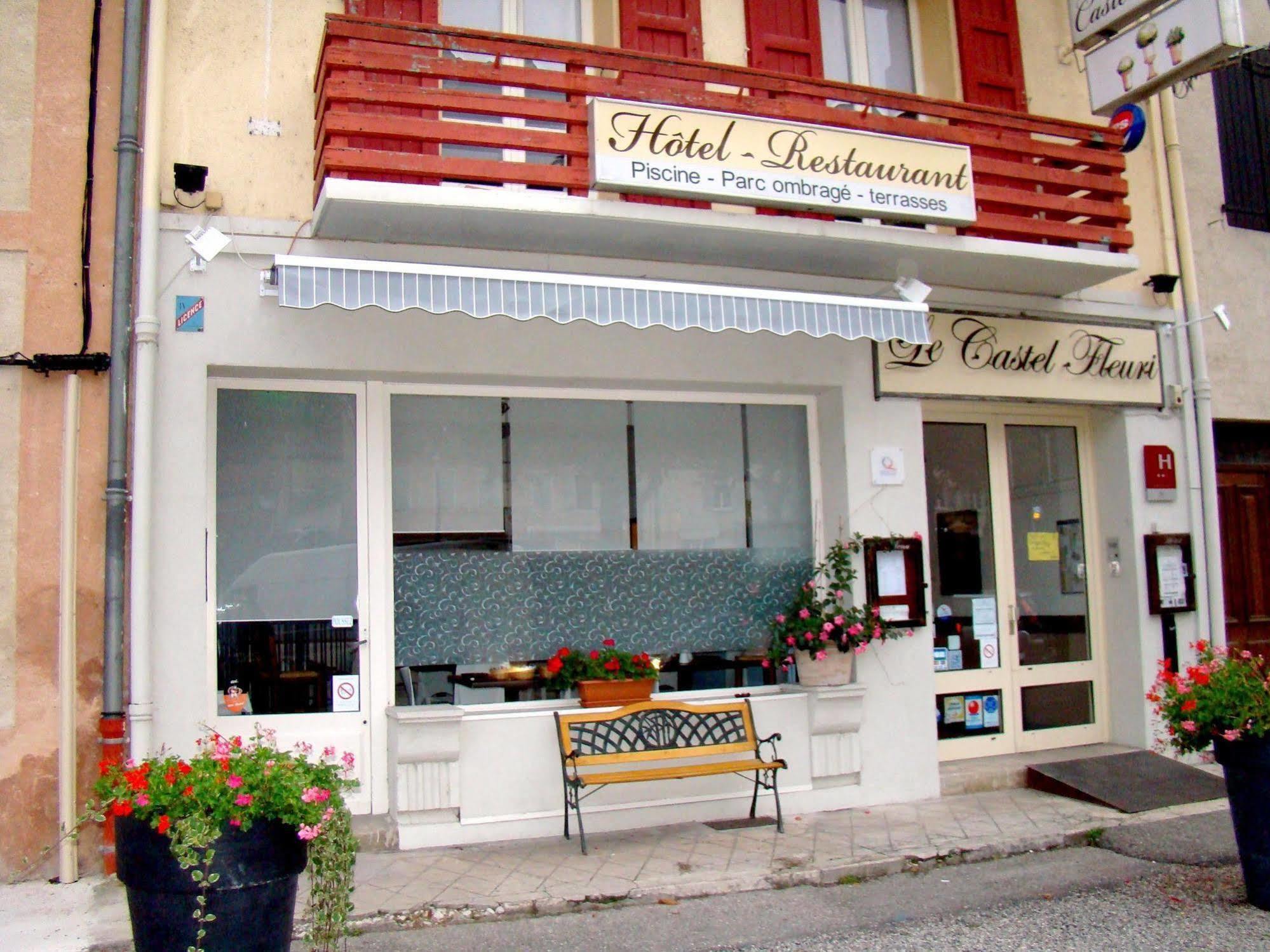 Logis Hotel Restaurant Le Castel Fleuri Saint-Jean-en-Royans Luaran gambar